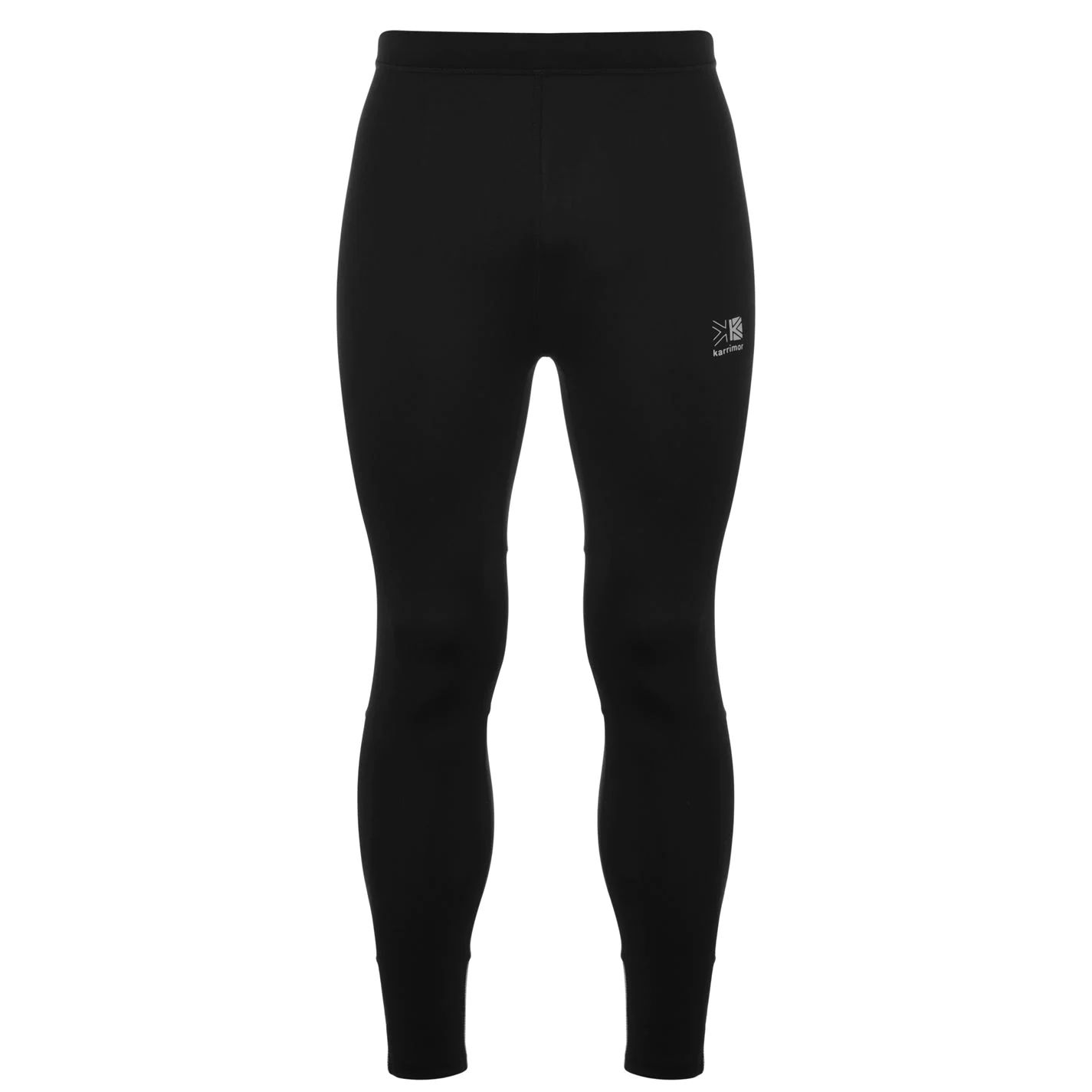pánské sportovní kalhoty KARRIMOR RUN - BLACK/FLUO YEL - XL