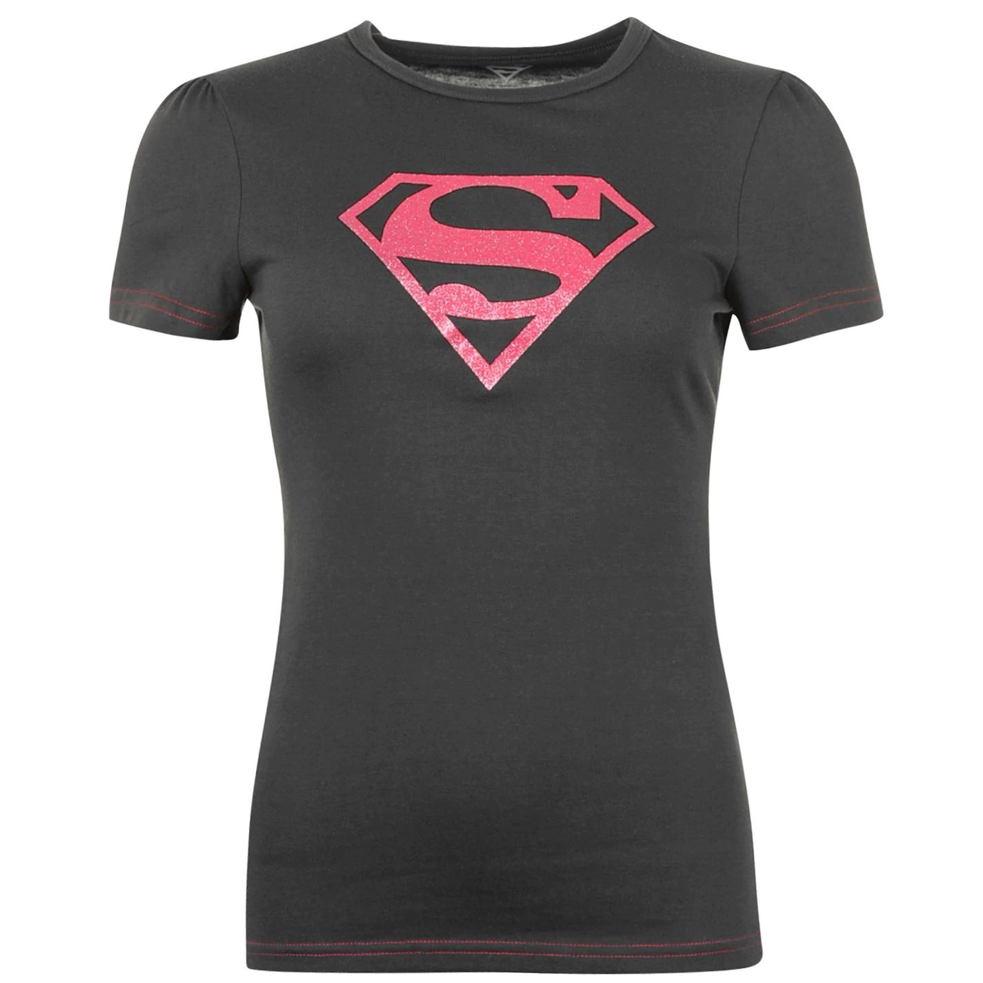 dámské tričko SUPERMAN -  CHARCOAL - 3XL