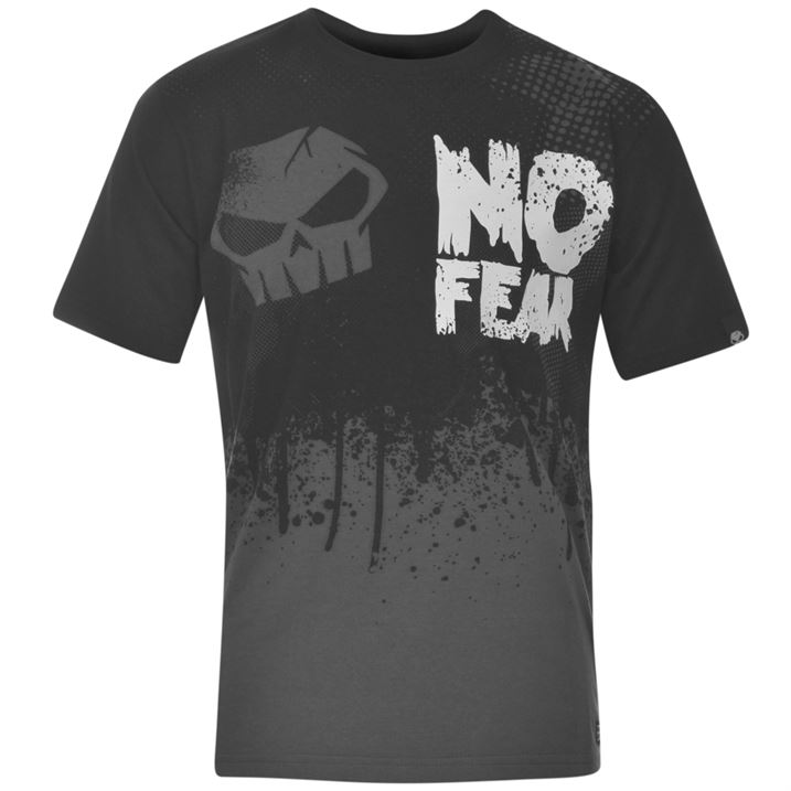 dětské tričko NO FEAR - CHARCOAL