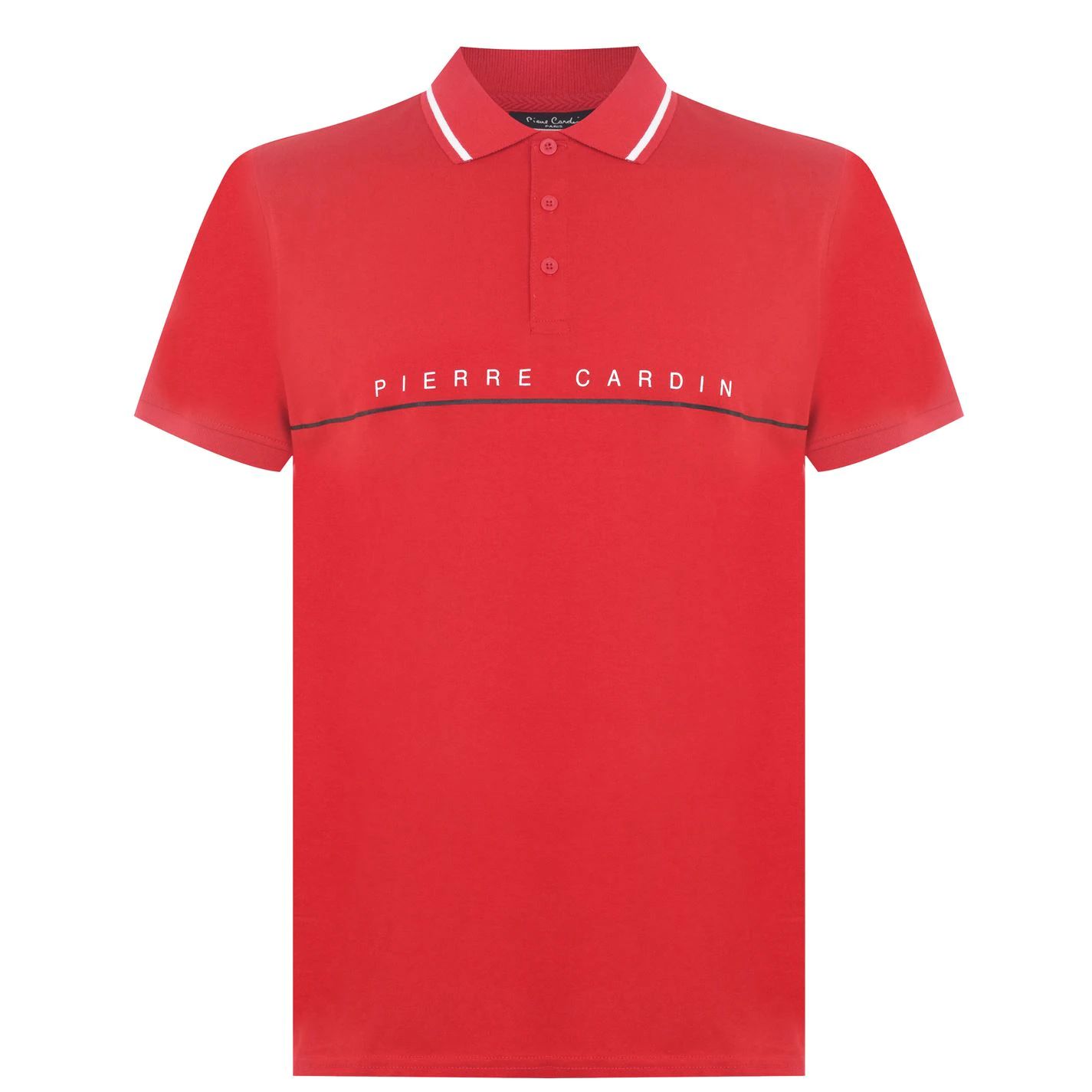 pánské tričko polo PIERRE CARDIN - RED - XL