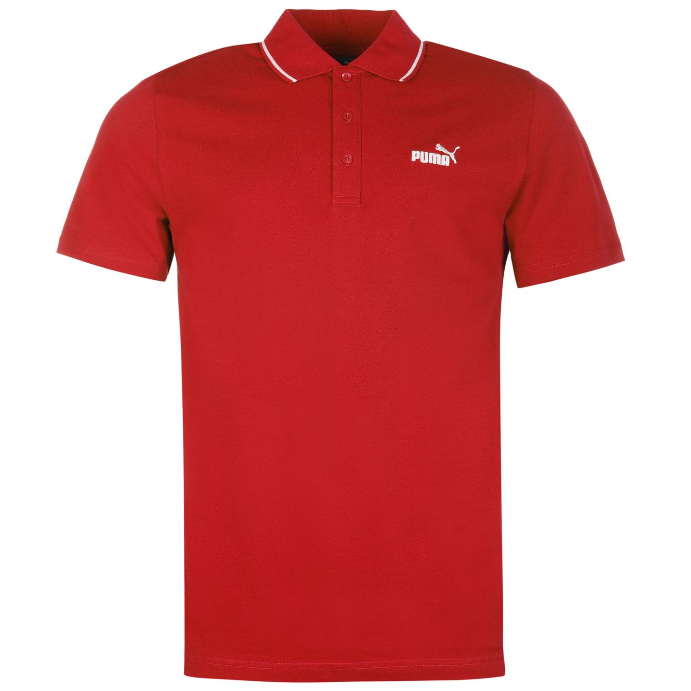 pánské tričko polo PUMA - RED/WHITE - M