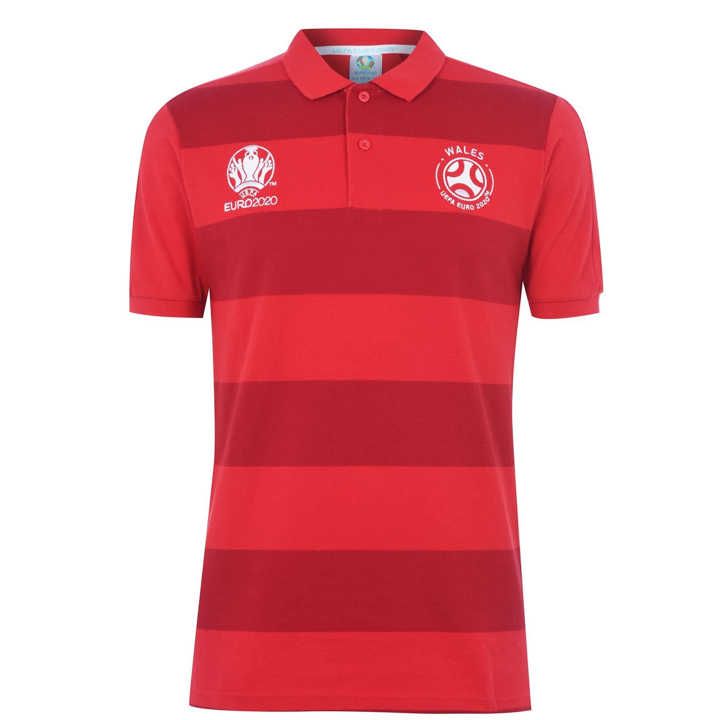 pánské tričko polo UEFA - RED - L