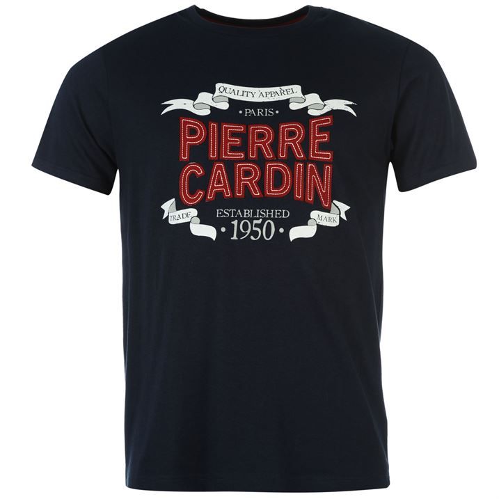 pánské tričko PIERRE CARDIN - ECRU MARL - 2XL