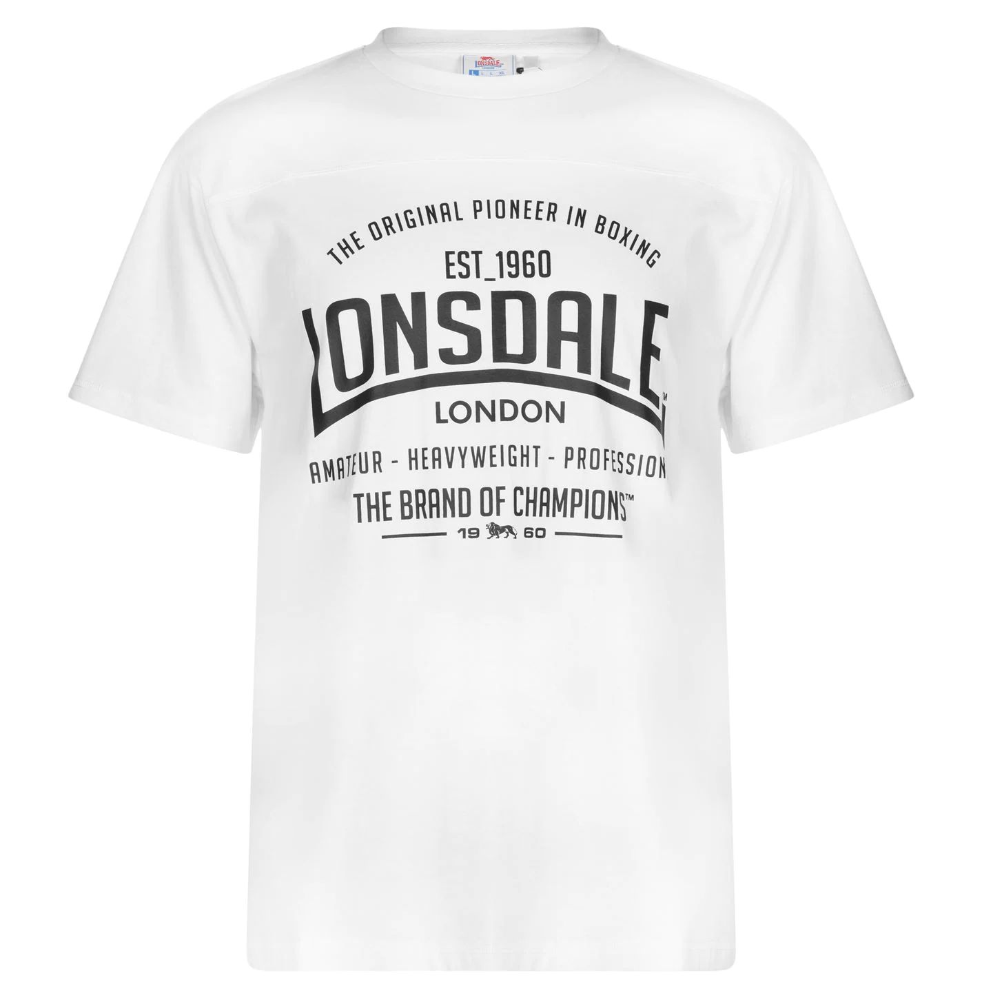 pánské tričko LONSDALE - WHITE - XL