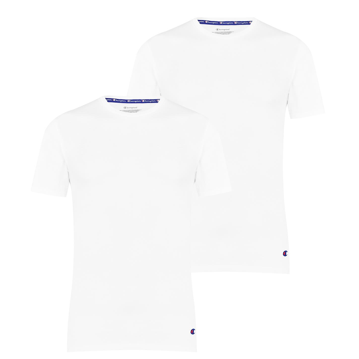 set pánské tričko CHAMPION - WHITE - (2 ks) - SLEVA  80 Kč