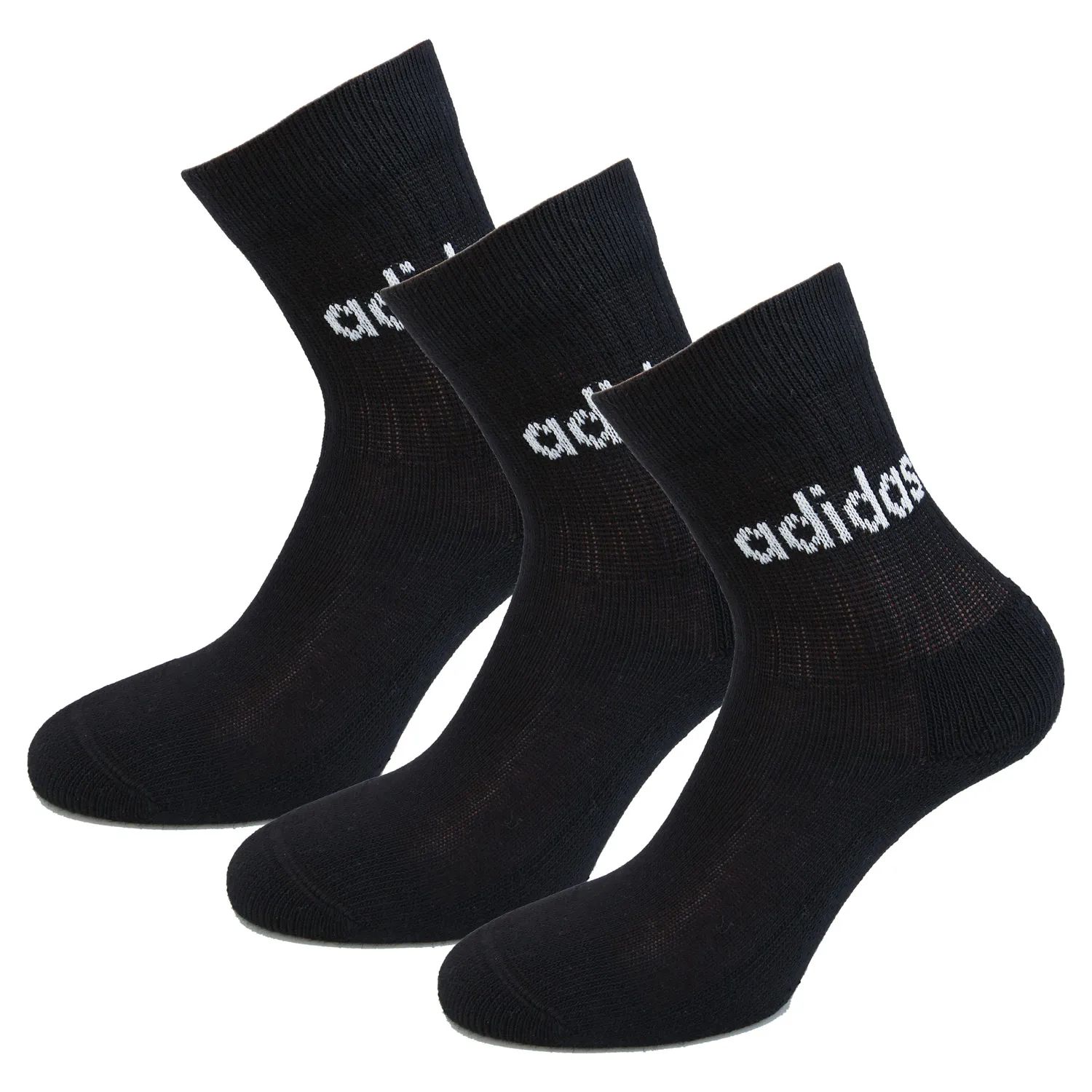 set pánské ponožky ADIDAS - BLACK - 15 - 17,5 - 3 ks