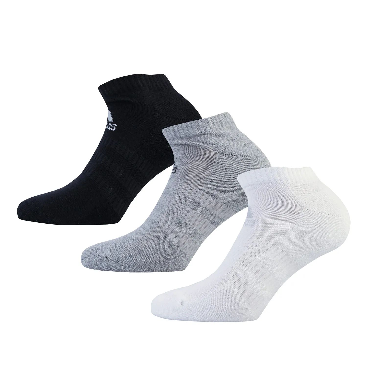 set dětské ponožky ADIDAS - BLACK/GREY/WHITE - 3 ks - 31-33