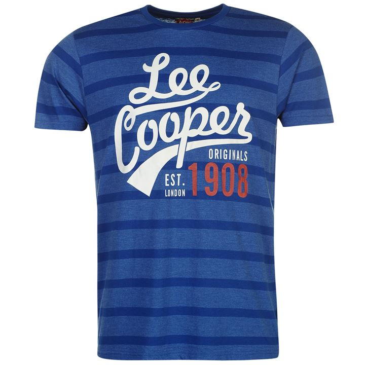 pánské tričko LEE COOPER - ROYAL BLUE - 2XL