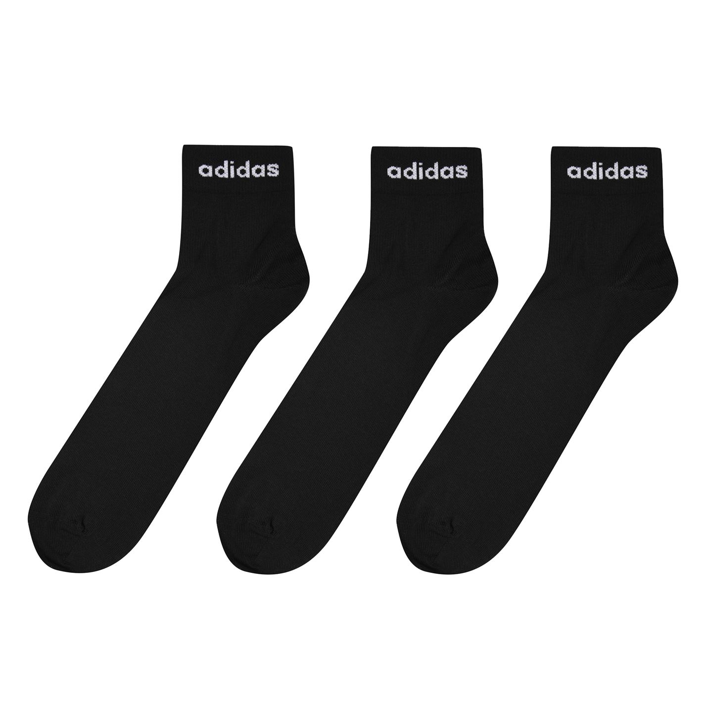 set pánské ponožky ADIDAS - BLACK - 3 ks - 15 (51)