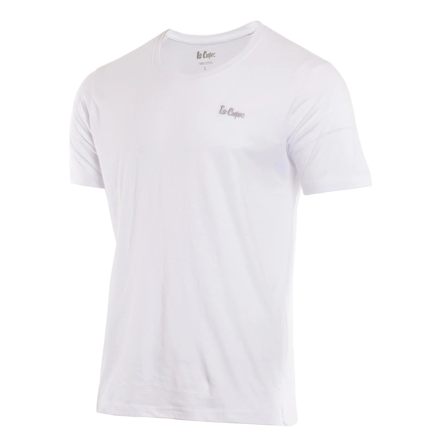 pánské tričko LEE COOPER - WHITE - 2XL