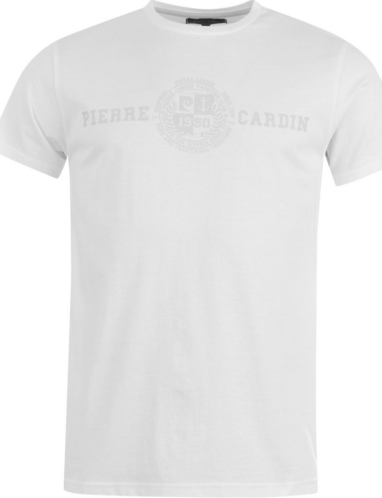 pánské tričko PIERRE CARDIN 1950 - WHITE - 3XL