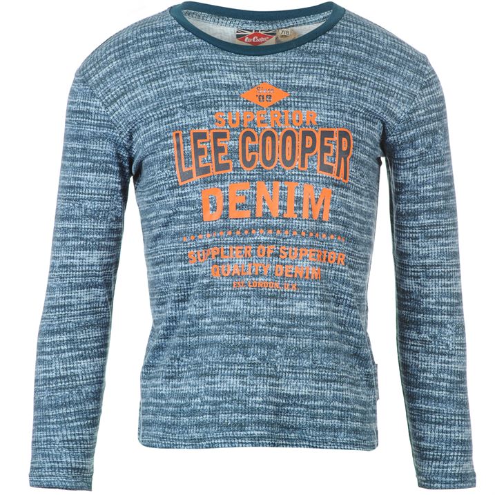 dětské tričko LEE COOPER - MID BLUE