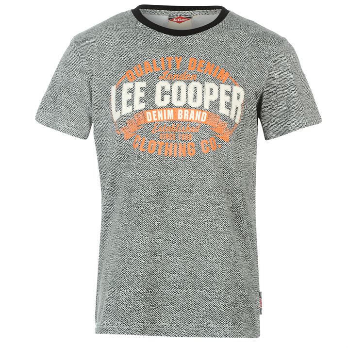 dětské tričko LEE COOPER - CHARCOAL
