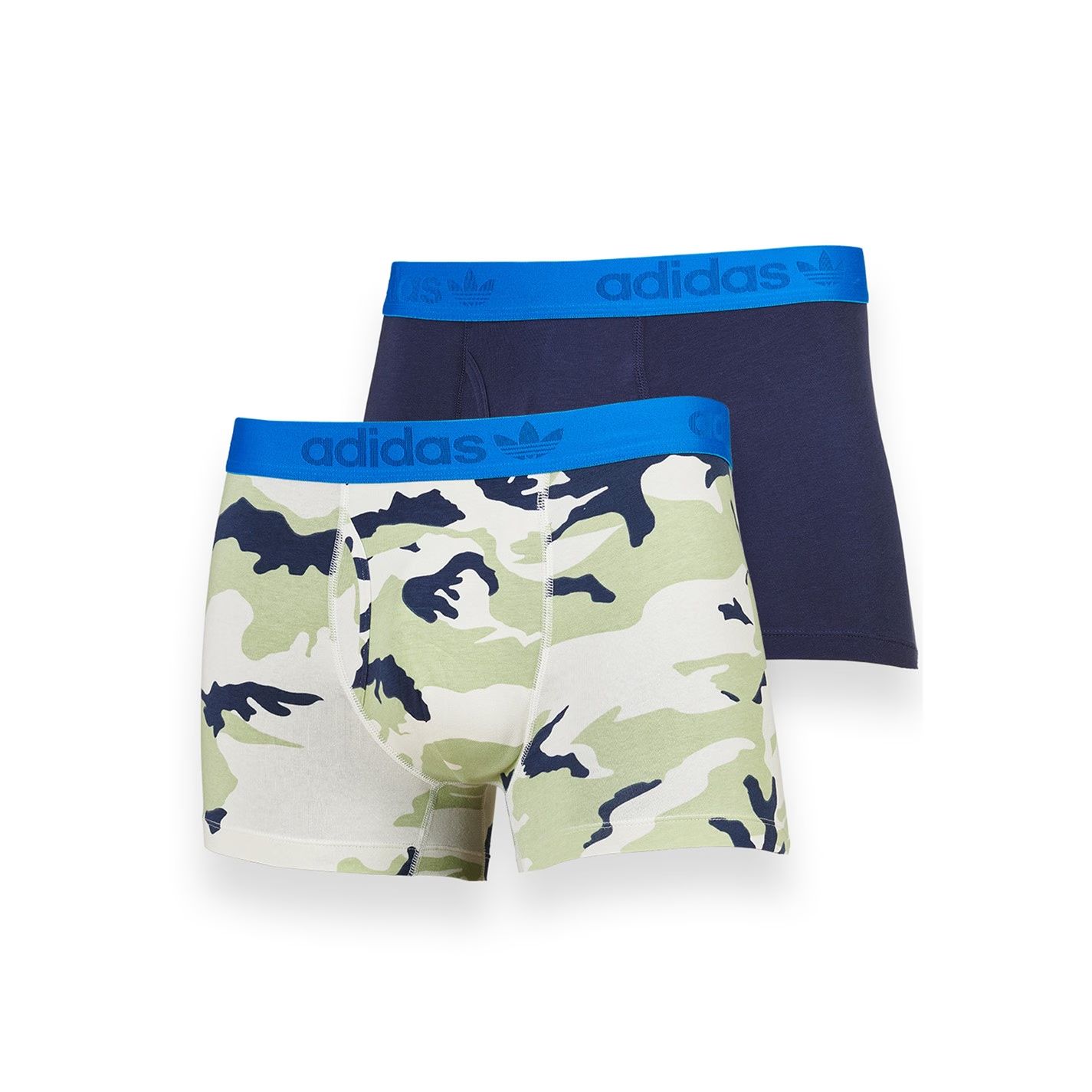 pánské boxerky ADIDAS - CAMOUF/NAVY - 2 ks