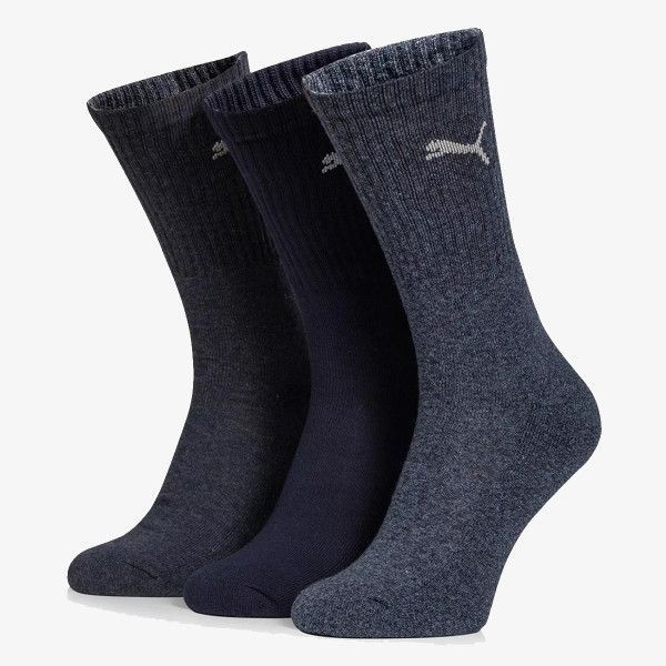 set ponožky PUMA - NAVY - 3 páry - 2,5-5 (35-38)