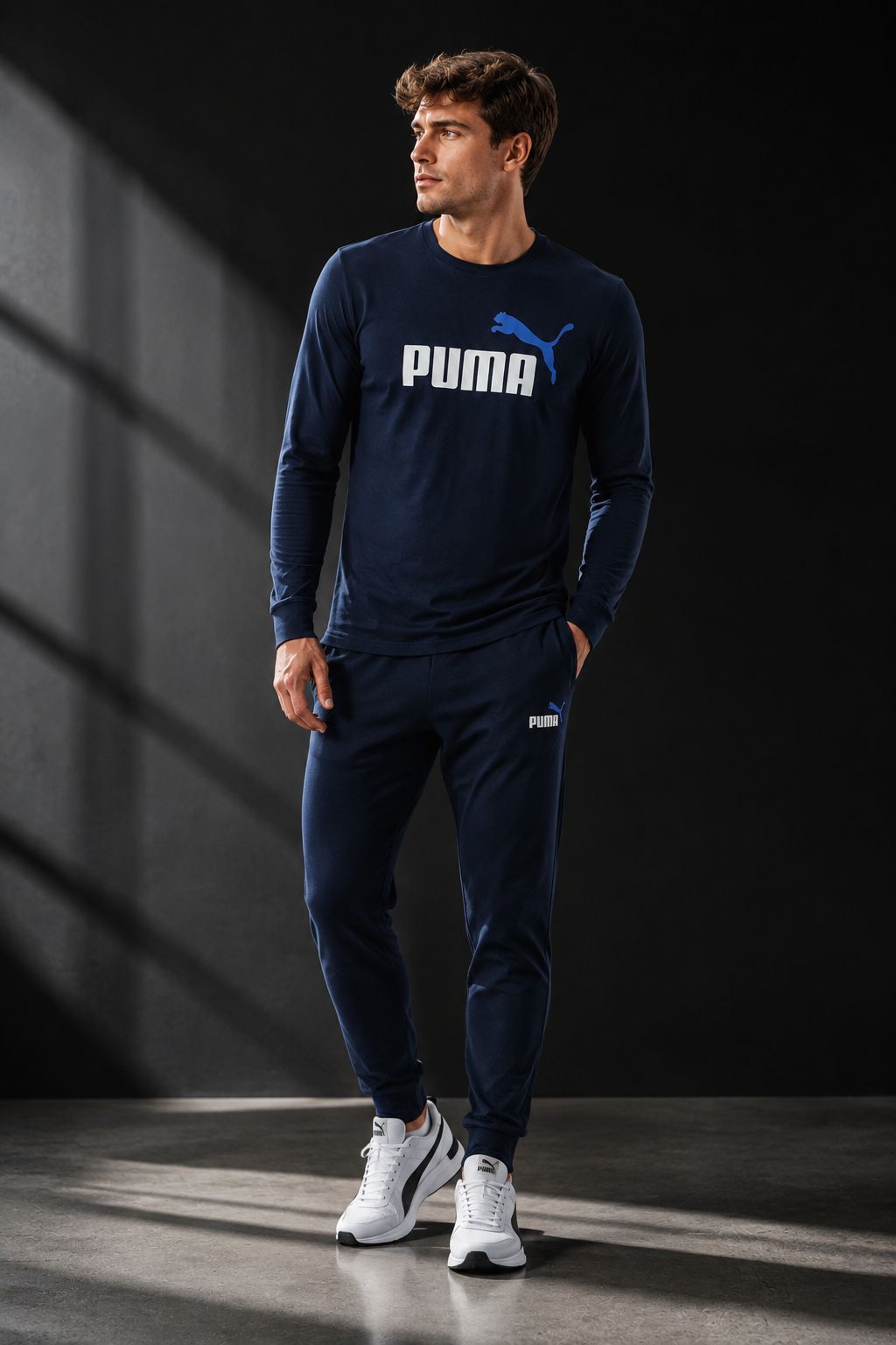 pánská souprava PUMA - NEW NAVY
