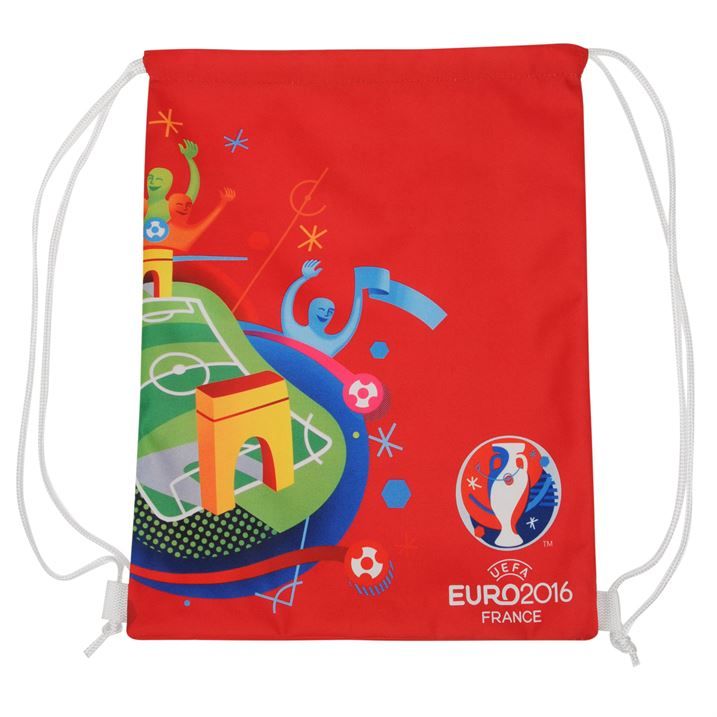 taška, vak, sáček na přezůvky UEFA Euro - RED