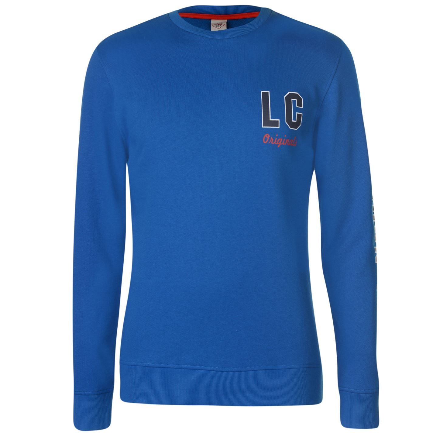 pánský svetr, mikina LEE COOPER - ROYAL BLUE - XL