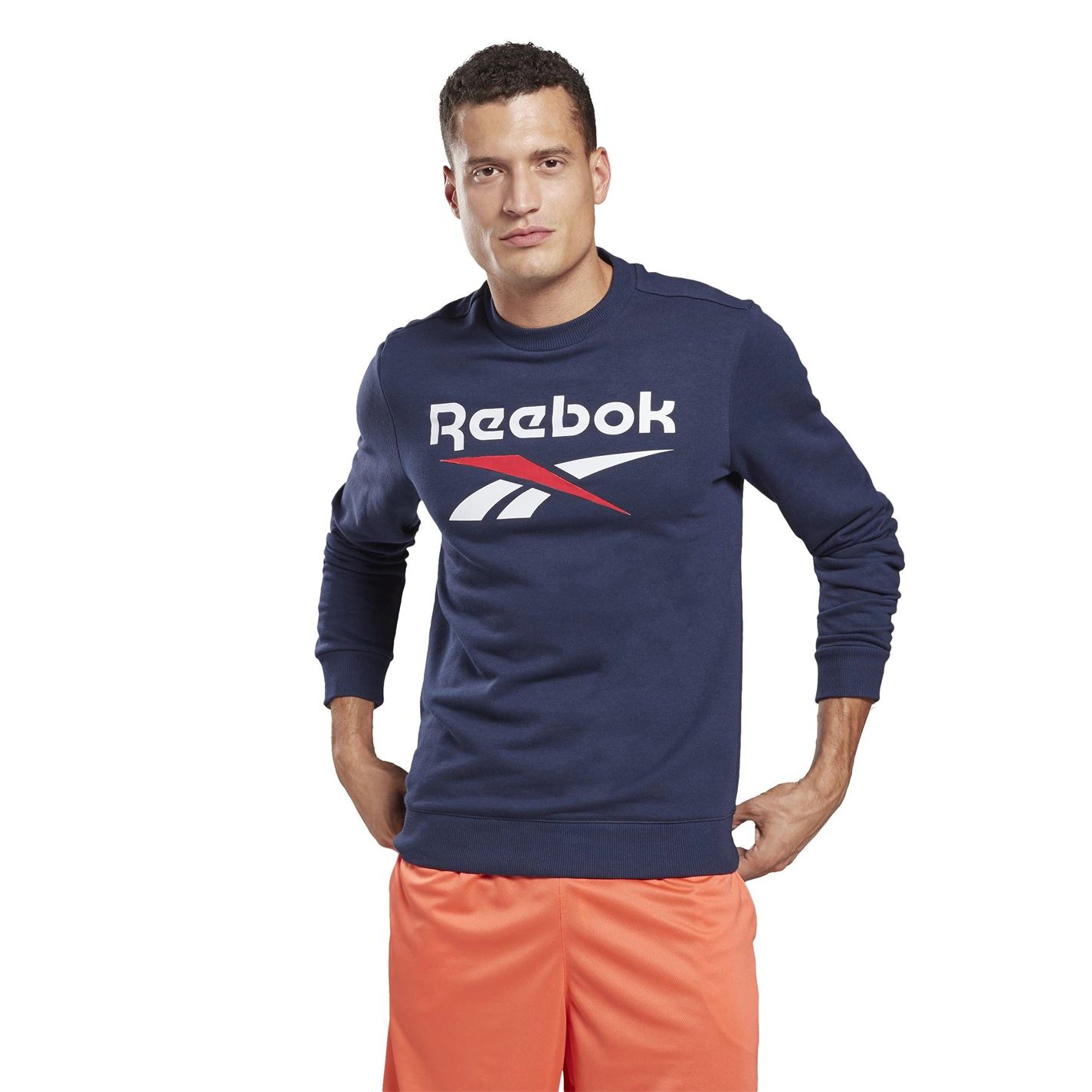 Вайлдберриз рибок мужские. Reebok Classic Crew свитшоты. Свитшот мужской Reebok. Свитшот зимний мужской Reebok. Мужской свитер рибок.