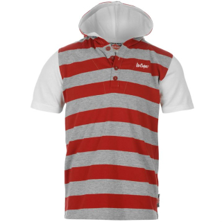 dětské tričko LEE COOPER - RED/GREY M