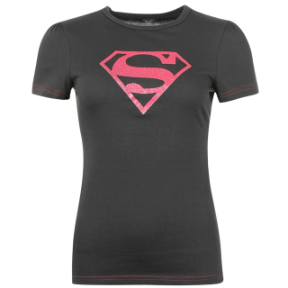 dámské tričko SUPERMAN -  CHARCOAL