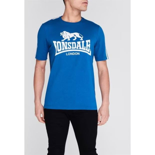 pánské tričko LONSDALE - BLUE - 3XL