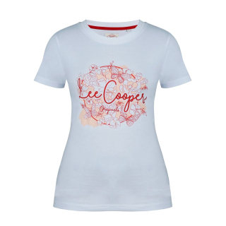 dámské tričko LEE COOPER - OPTIC WHITE