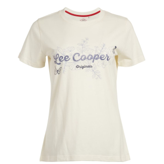 dámské tričko LEE COOPER - CREAM - XL