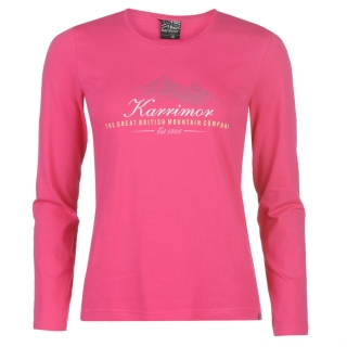 dámské tričko KARRIMOR Organic - PINK - XL